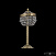 Хрустальная настольная лампа Bohemia IVELE Crystal 19013L6/35IV G
