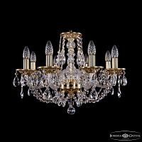 Хрустальная подвесная люстра Bohemia IVELE Crystal 1606/8/195/G