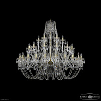 Большая хрустальная люстра Bohemia IVELE Crystal 1406/20+10+5/530 G