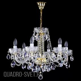 Подвесная хрустальная люстра ArtGlass CR 0004-06-20-CE