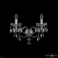 Бра хрустальное Bohemia IVELE Crystal 1415B/2/200/XL Ni