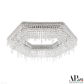 Хрустальная потолочная светодиодная люстра APL LED Rimini S506.0.60.B.3000