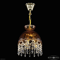 Хрустальный подвесной светильник Bohemia IVELE Crystal 5478/22 G Amber/M-1G Drops