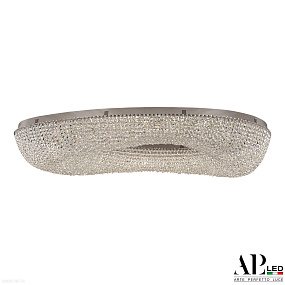 Большая хрустальная светодиодная люстра APL LED Sicilia SH523.2.120.A.Ni.4000