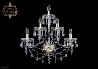 Хрустальное бра Bohemia Art Classic 10.23.2+2+1.200.XL.Gd.Dr
