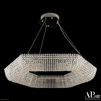 Большая хрустальная светодиодная люстра APL LED Sicilia SH506.0.80.A.Ni.4000