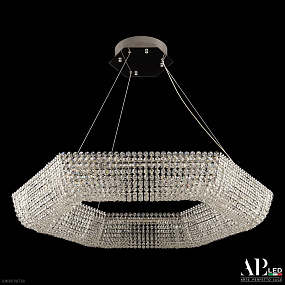 Большая хрустальная светодиодная люстра APL LED Sicilia SH506.0.80.A.Ni.4000