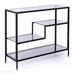 Кованый металлический консольный столик AllConsoles  1011-CB loft grey