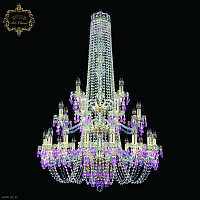 Большая хрустальная люстра Bohemia Art Classic 11.24.16+8+4.300.3d.h-128.Gd.V7010