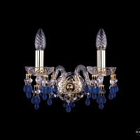 Бра хрустальное Bohemia IVELE Crystal 1410B/2/141G/V3001