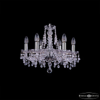 Хрустальная подвесная люстра Bohemia IVELE Crystal 1410/6/160 Ni V0300