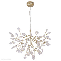 Большая люстра Crystal Lux EVITA SP63 GOLD/TRANSPARENT