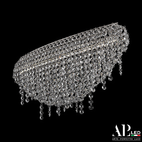 Хрустальная потолочная светодиодная люстра APL LED Rimini S505.0.52.B.4000