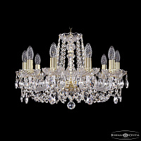 Хрустальная подвесная люстра Bohemia IVELE Crystal 1402/10/195/G