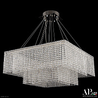 Хрустальная подвесная светодиодная люстра APL LED Sicilia SH04.71.2D.A.Ni.4000
