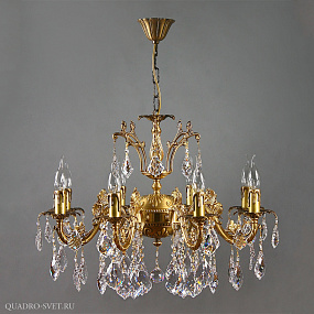 Люстра подвесная AMBIENTE Granada 2118/8 AB New Leaf