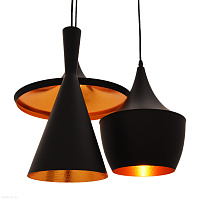 Подвесной светильник Lumina Deco FOGGI LDP 7712-3 BK