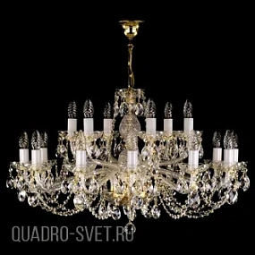 Большая хрустальная люстра ArtGlass CAMERON XVIII. FULL CUT CE