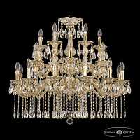 Большая хрустальная люстра Bohemia Ivele Crystal Florence 71102/12+6+6/300/2d A GW