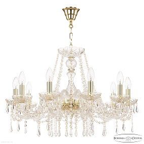 Хрустальная подвесная люстра Bohemia IVELE Crystal 104/10/240 G