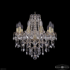 Хрустальная подвесная люстра Bohemia IVELE Crystal 1415/10/165 G