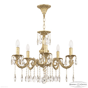 Хрустальная подвесная люстра Bohemia IVELE Crystal AL78101/5/175 A AG