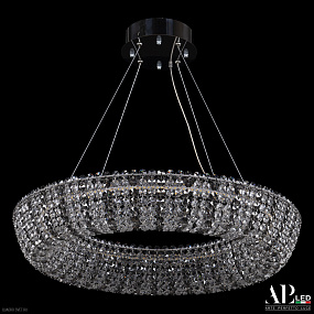 Хрустальная подвесная светодиодная люстра APL LED Sicilia SH502.0.60.R.Ni.4000.Clear.731