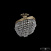 Хрустальная потолочная люстра Bohemia IVELE Crystal 19273/55IV Pa