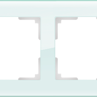 Рамка на 4 поста (натуральное стекло) Werkel WL01-Frame-04