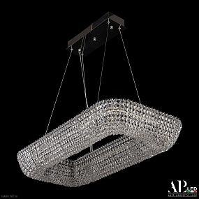 Хрустальная подвесная светодиодная люстра APL LED Sicilia SH522.0.80.A.Ni.4000