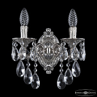 Бра с хрусталем Bohemia Ivele Crystal Florence 7102B11/2/125 B Ni
