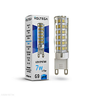 Лампа светодиодная Voltega G9 7W 4000К прозрачная VG9-K1G9cold7W 7037
