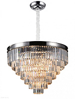 Хрустальная подвесная люстра Newport 31118/S nickel