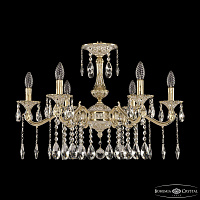 Подвесная хрустальная люстра Bohemia Ivele Crystal Verona 72102/6/210 A GW