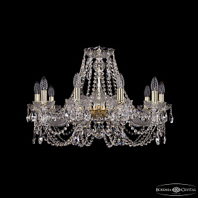 Хрустальная подвесная люстра Bohemia IVELE Crystal 1406/10/240/G