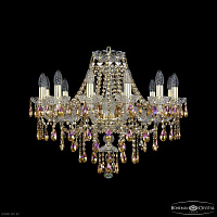 Хрустальная подвесная люстра Bohemia IVELE Crystal 1415/12/240 G R777