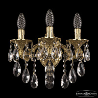 Бра с хрусталем Bohemia Ivele Crystal Florence 7102B11/3/125 B G