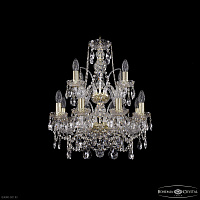Хрустальная подвесная люстра Bohemia IVELE Crystal 1411/8+4/160/2d G
