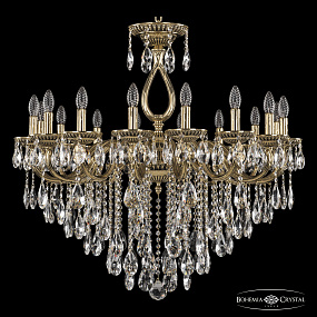 Подвесная хрустальная люстра Bohemia Ivele Crystal 75301/16/300 B GB
