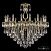 Подвесная хрустальная люстра Bohemia Ivele Crystal 75301/16/300 B GB