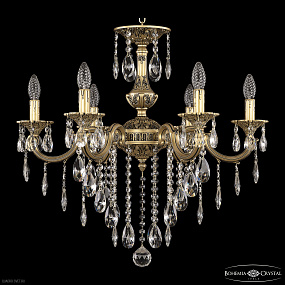 Хрустальная подвесная люстра Bohemia IVELE Crystal AL78101/6/210 B AGB