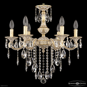 Хрустальная подвесная люстра Bohemia IVELE Crystal AL78101/6/175 B AGW