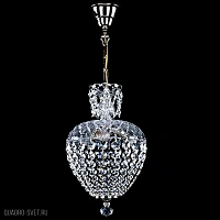 Хрустальный подвесной светильник ArtGlass VIVIEN II. CHAIN NICKEL CE