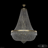 Большая хрустальная люстра Bohemia IVELE Crystal 19271/H2/100IV G