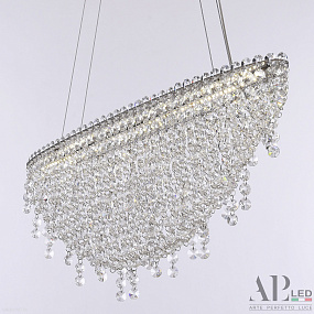 Хрустальная подвесная светодиодная люстра APL LED Sicilia SH505.0.60.B.Ni.4000