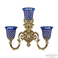 Бра Bohemia Ivele Crystal Verona 7203B16/2+1/210 G P2 U Clear-Blue/H-1J