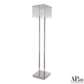 Хрустальный светодиодный торшер APL LED Sicilia SH500.T1.30-150.B.Ni.4000