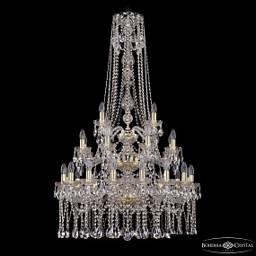 Большая хрустальная люстра Bohemia IVELE Crystal 1413/16+8+4/300/h-134/3d G