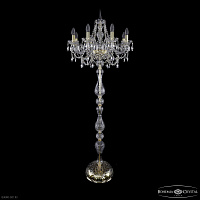 Торшер с хрусталем Bohemia IVELE Crystal 1411T1/8/195-165 G