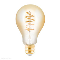 Лампа светодиодная А75, 1х4W(E27), 245lm, 2200K, янтарный, стекло EGLO LM_LED_E27 11875